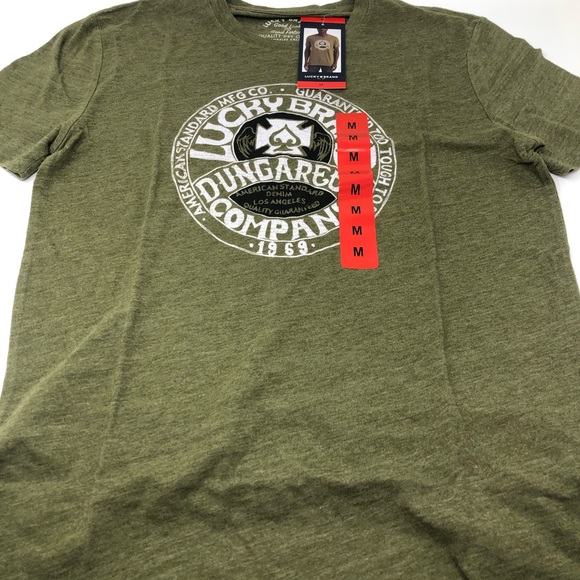 NWT Lucky Brand short sleeve T-shirt Men’s Medium - Picture 3 of 3